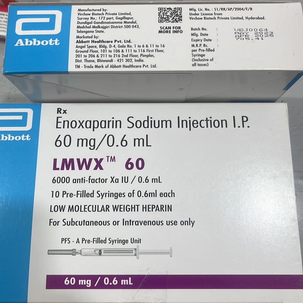 Lmwx Enoxaparin Injection 60 mg 