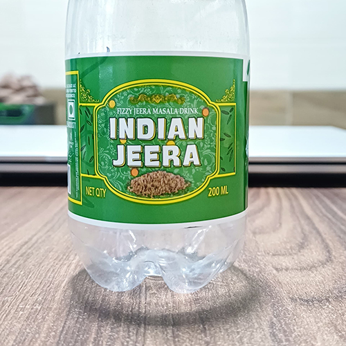 Bopp 2 Side Gumming Label For Jeera Bottle - Color: Multicolour