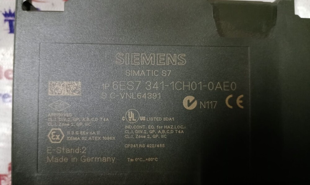 SIEMENS 6ES7 341-1CH01-0AE0 (S C-VNL64391) PLC