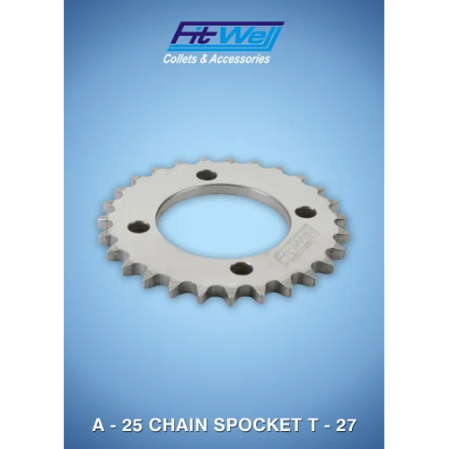 27T Chain Sprocket - Color: Silver