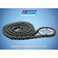 Traub Machine Chain And Sprocket - Color: Black