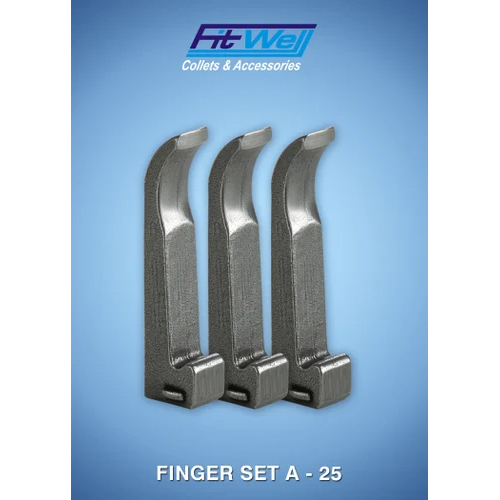 A-25 Traub Collet Finger Set - Color: Black