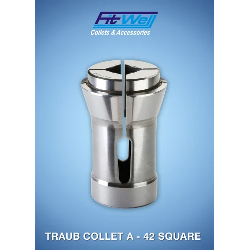 A-42 Square Traub Collet - Color: Silver