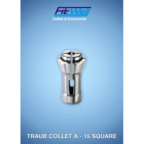 A-15 Square Traub Collet - Color: Silver