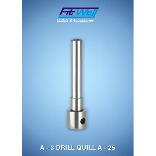 Traub A-3 Drill Quill A-25 - Color: Silver
