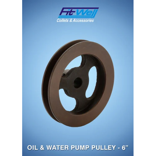 Diamond Oil And Water Pump Collet Pulley - Color: Black