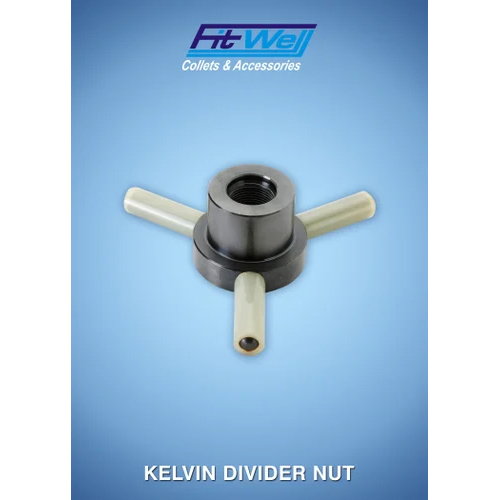 Diamond Kelvin Divider Collet Nut - Color: Black