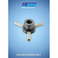 Diamond Kelvin Divider Collet Nut - Color: Black