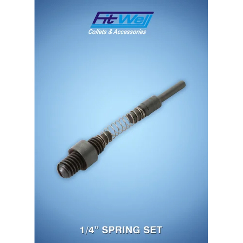 1-4 Cnc Machine Collet Spring Set - Color: Black