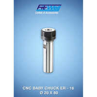 Er-16 Cnc Baby Chuck - Color: Silver