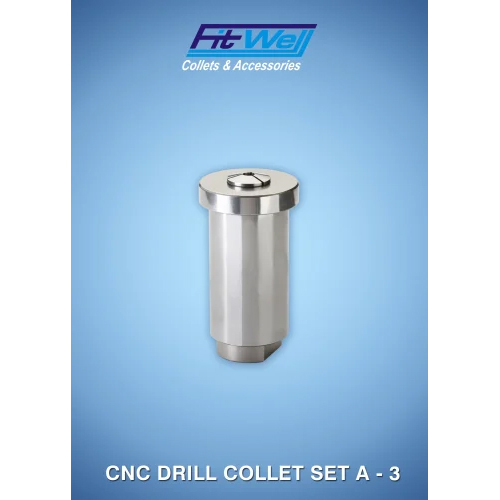 A-3 Cnc Drill Collet - Color: Silver