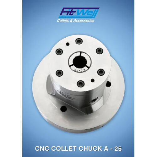 Steel Cnc Collet Chuck - Color: Silver