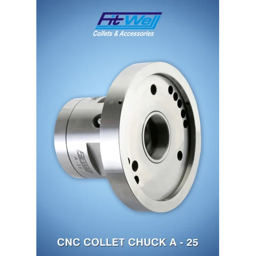 A-25-1 Cnc Collet Chuck - Color: Silver