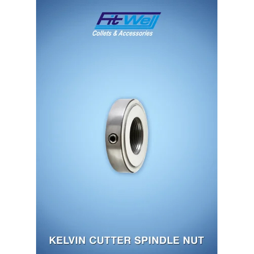 Kelvin Cutter Spindle Nut - Color: Silver