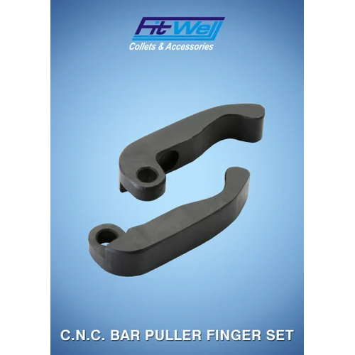 Cnc Bar Puller Finger Set - Color: Black