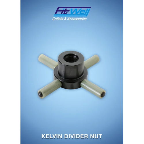 Steel Kelvin Divider Nut - Color: Black