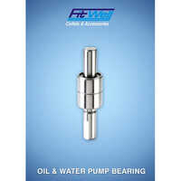 Steel Oil And Water Pump Bearing - Color: Silver
