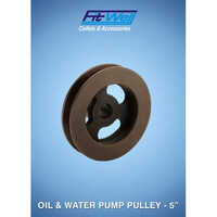 5 Inch Oil And Water Pump Pulley - Features: Easy To Use