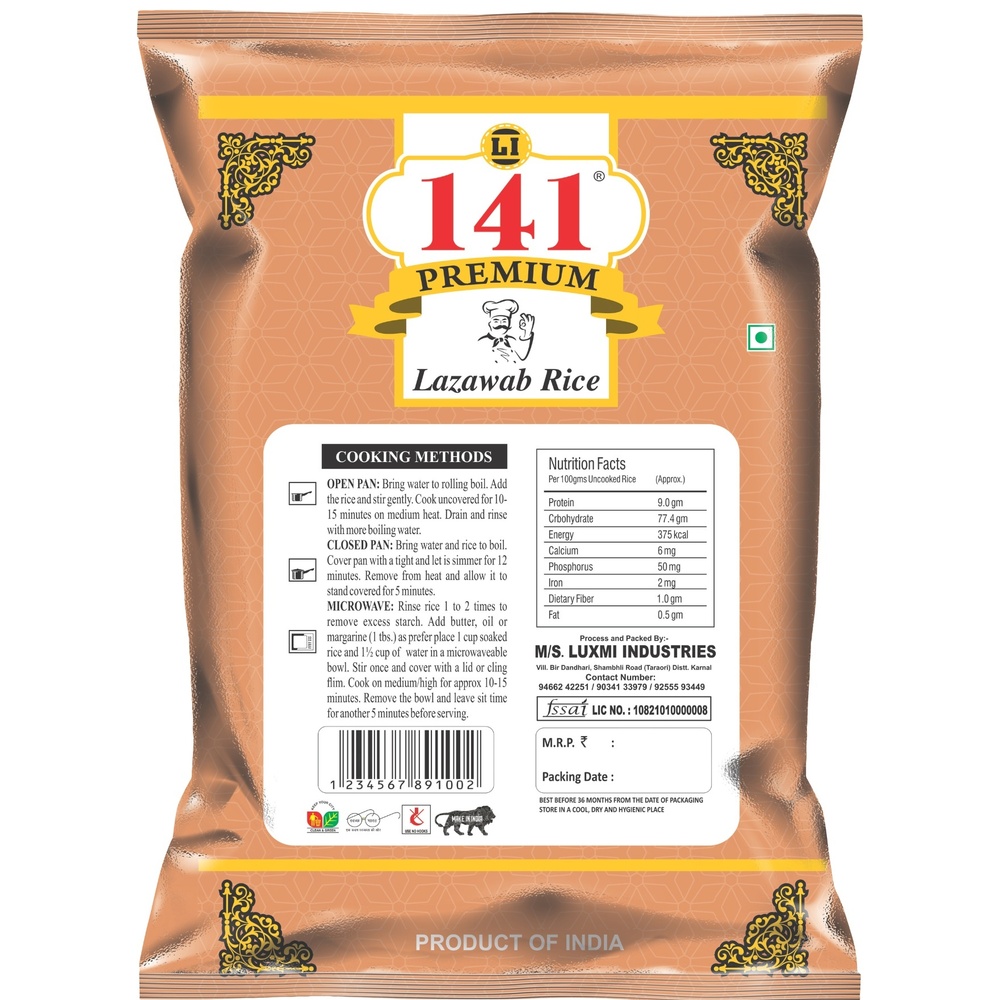 141 Lazawab Rice - Color: White