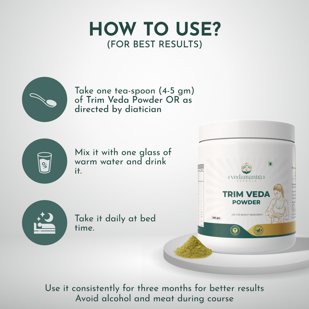 Trim Veda Powder For Weight Loss - Ingredients: Herbs