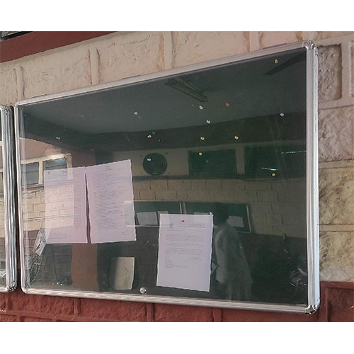 Notice Board With Arcylic Door And Lock