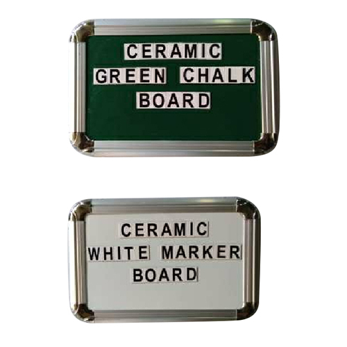 Ceramic Steel White And Green Board
