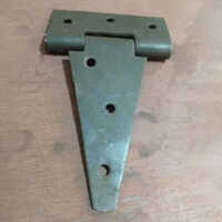 Ms T Hinges - High-quality Iron, Standard Size, Grey Color | Color-coated Finish For Enhanced Durability In Industrial Applications