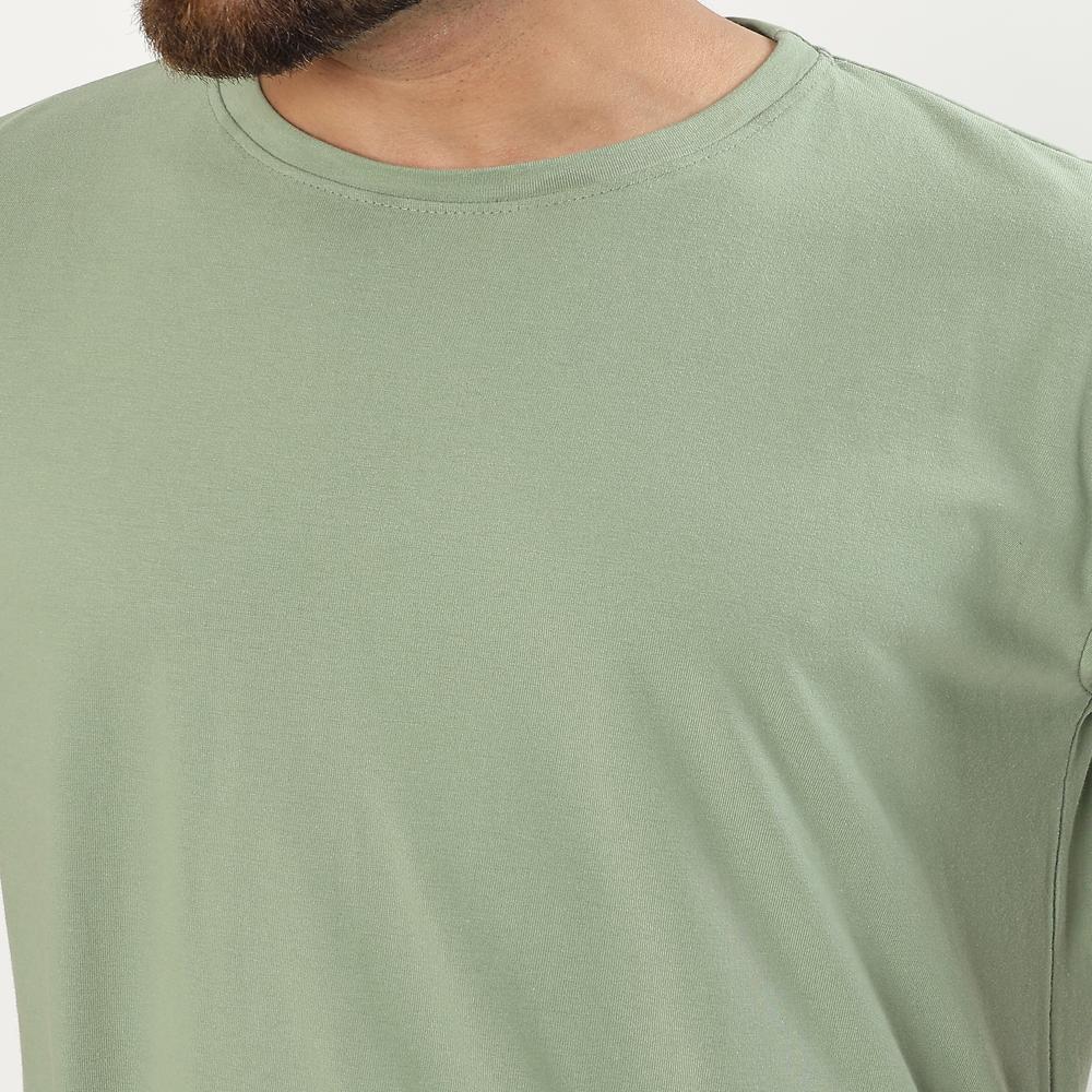 Men Code Set Tshirt With Cargo Pajyama - Color: Blue