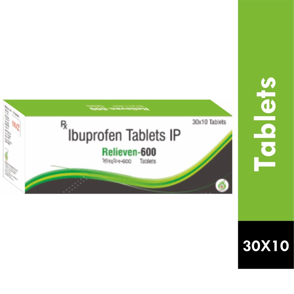 RELIEVEN-600 TABLET - IBUPROFEN 600MG TABLET