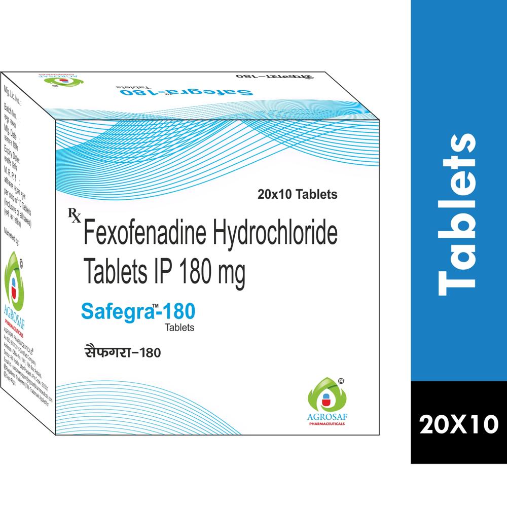 SAFEGRA 180 TAB - Fexofenadine (180mg)