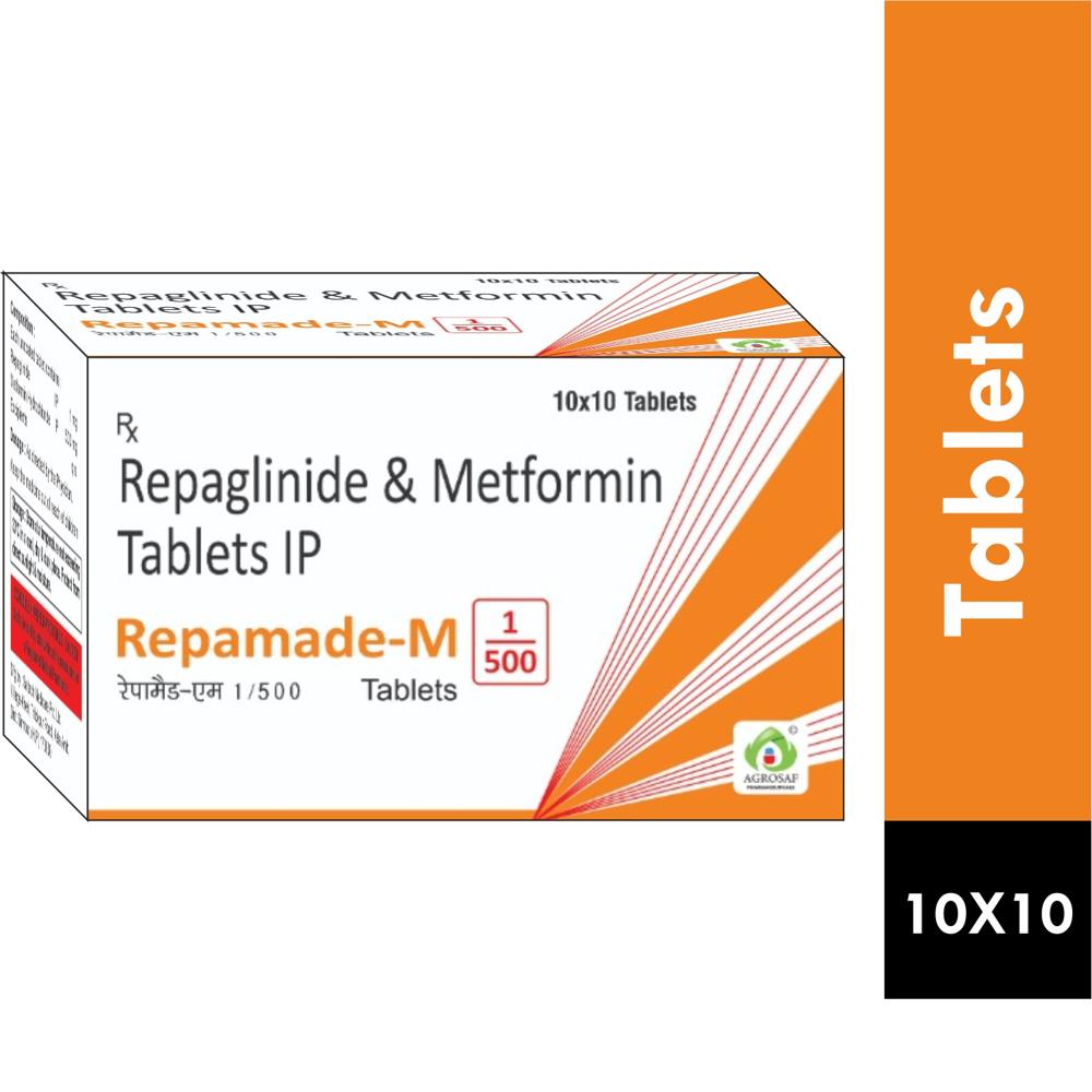 REPAMADE  M 1/500  - REPAGLINIDE(1MG) & METFORMIN(500MG) TABLET