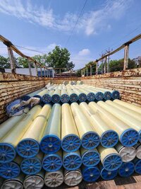 Industrial Ro Membrane - Polyamide Pa, 2.5" X 40" Membrane Size, Ph Level 3 - 11, 400 Psi Pressure | Water Treatment, Sewage Treatment Technology