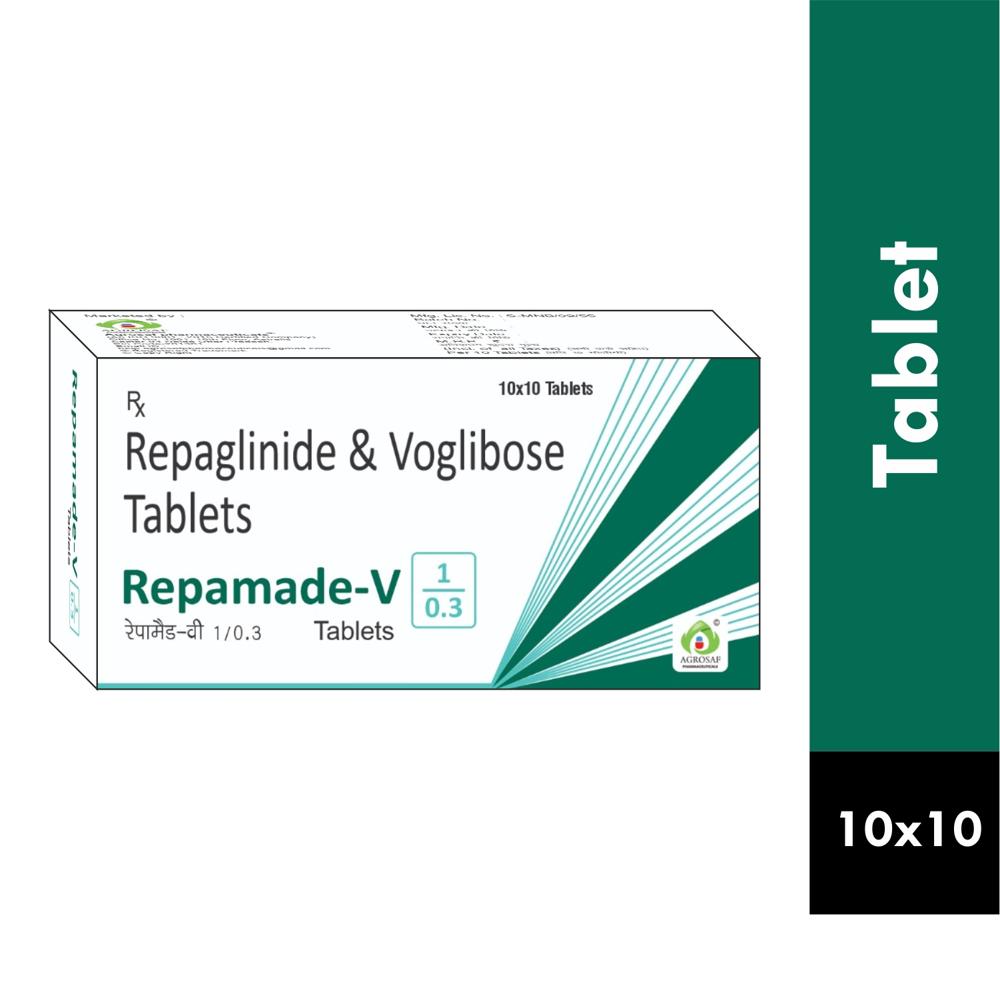 REPAMADE V1/0.3 TABLET - Repaglinide (1mg) + Voglibose (0.3mg)