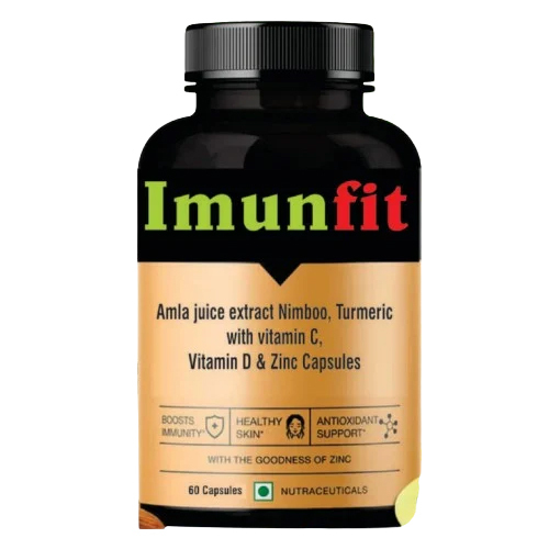Imunfit Vitamine C Vitamine D And Zinc Capsule - Origin: India