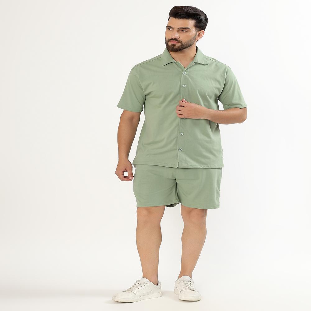 Men Code Set shirt with Shorts/Nikkar