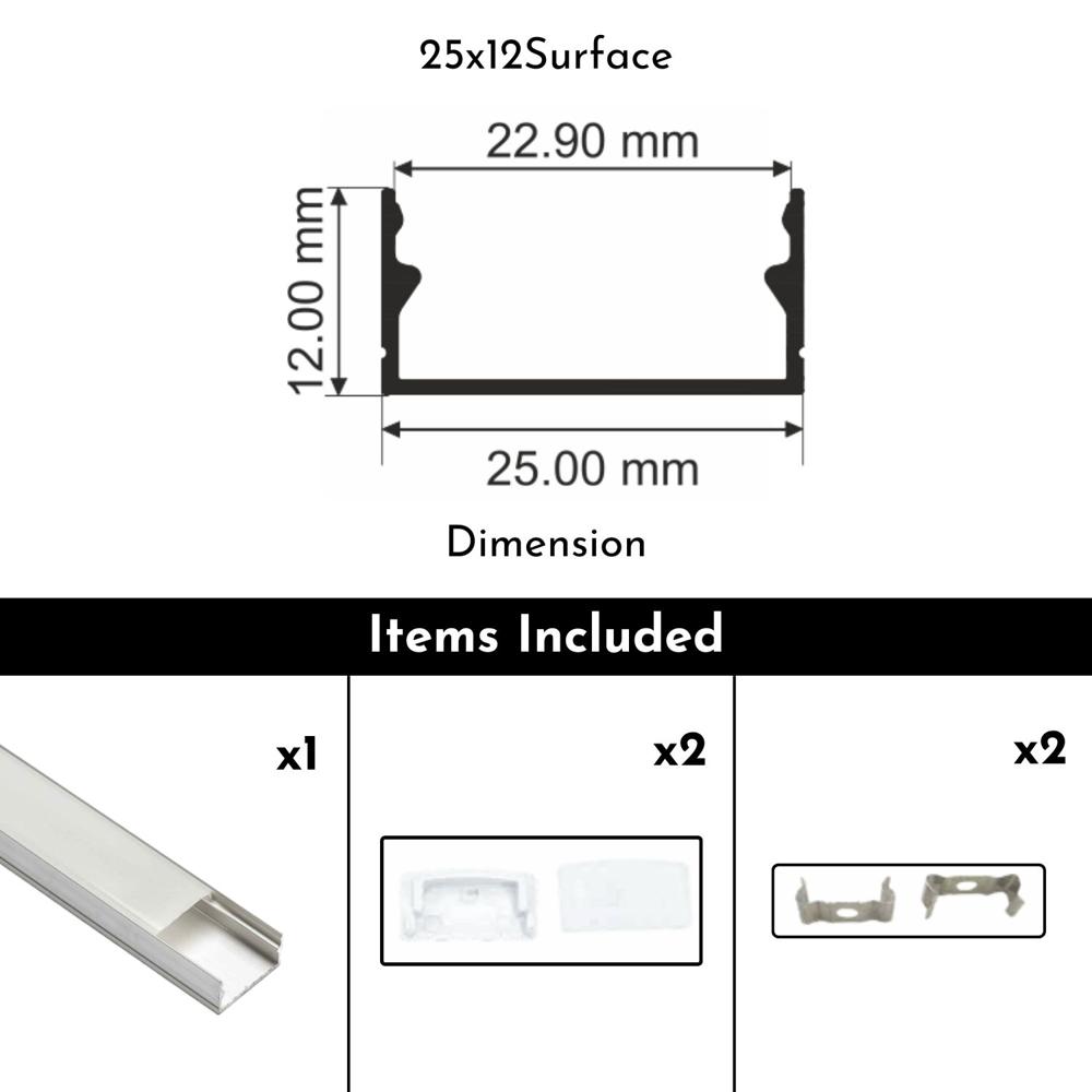 25 x 12 Surface