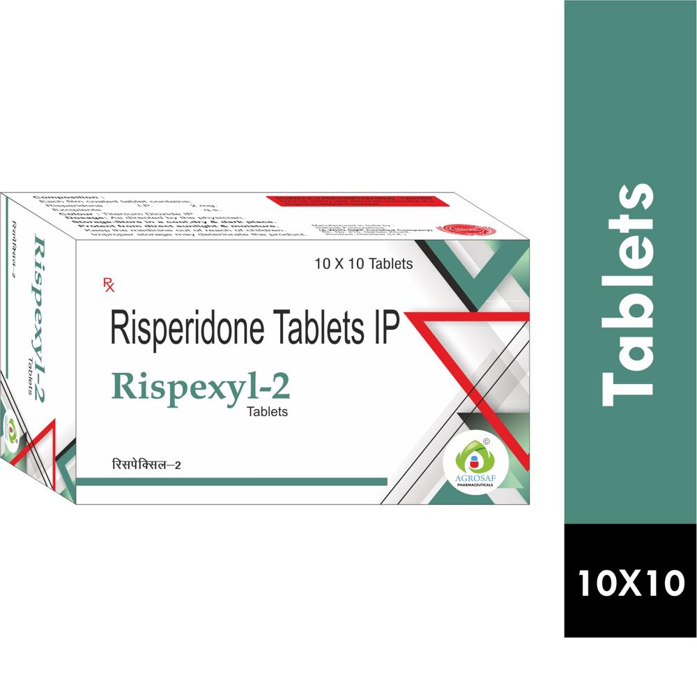 Rispexyl 2MG TABLET - (each Film Coated Tablet Cointains)risperidone (2mg) Tablet(colour: Titanium Dioxide Ip)
