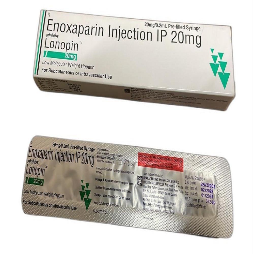 Lonopin Enoxaparin Injection 20 Mg