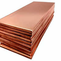 Copper Earthing Plate - High-quality Copper, 6" X 6" To 24" X 24", Bright Finish | Reliable Electrical Grounding Solution, 1-year Warranty