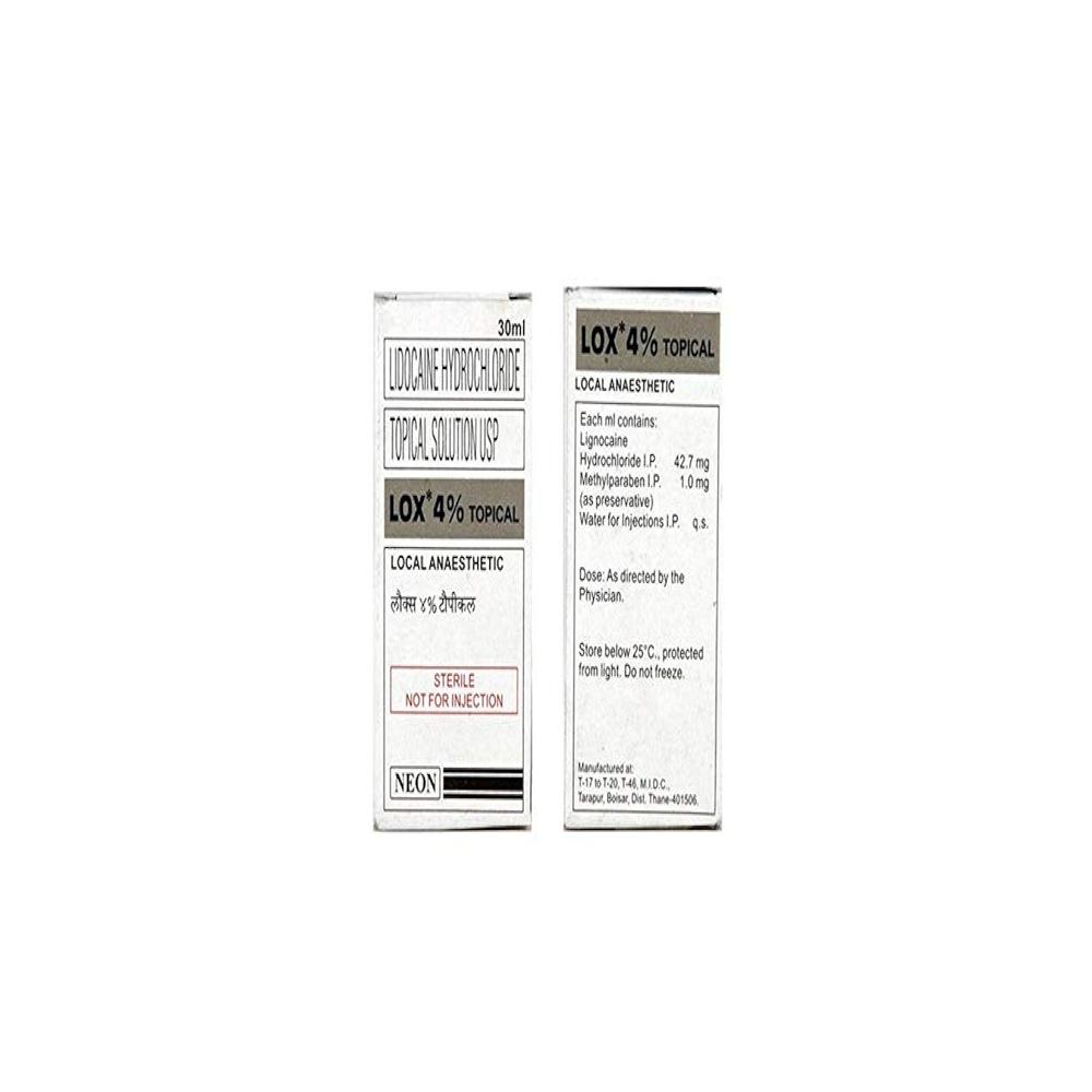 Lox Lignocaine Topical  Injection 4% 