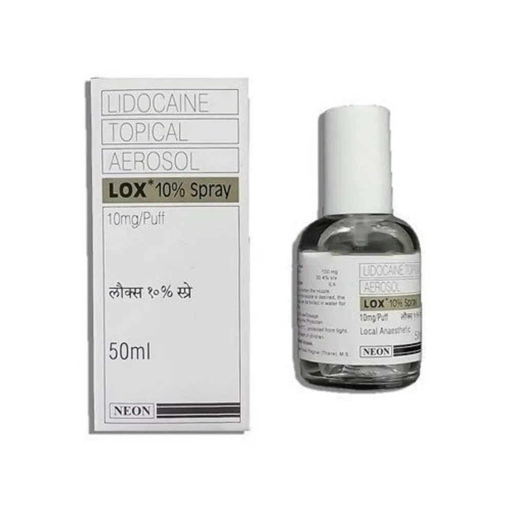 Lox Lidocaine Spray 10%