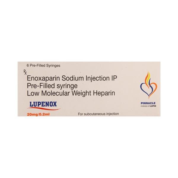 Lupenox Enoxaparin Injection 20mg 