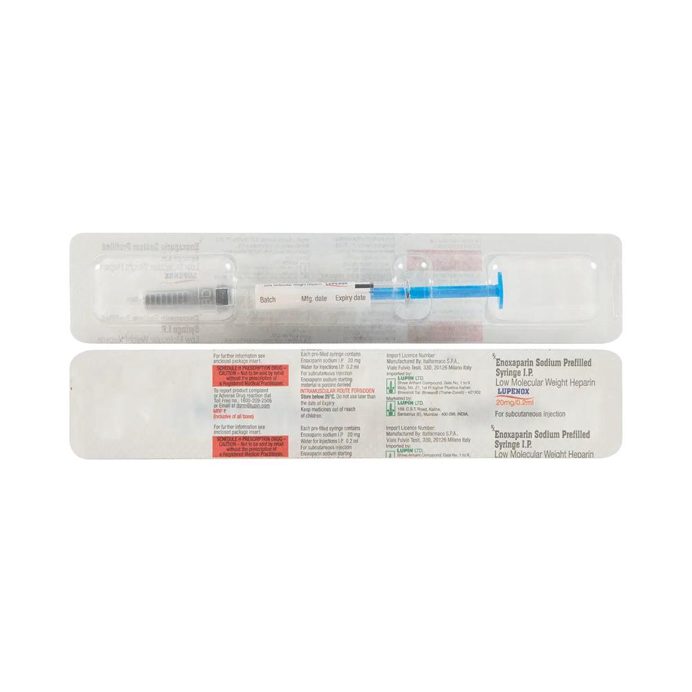 Lupenox Enoxaparin Injection 20mg 