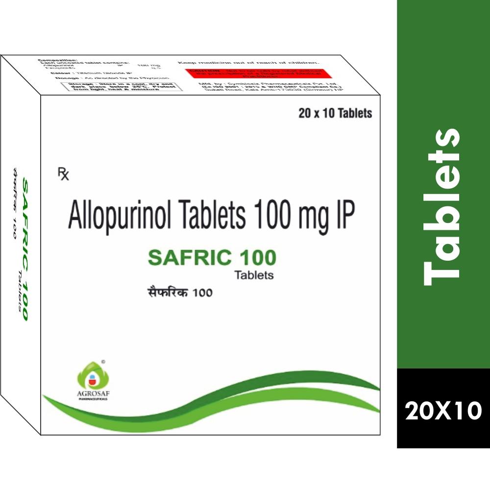 SAFRIC 100 TABLET - Allopurinol 100mg)