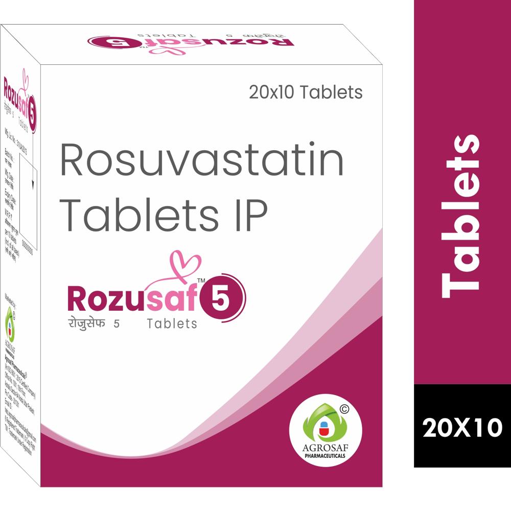 ROZUSAF 5MG TABLET - Rosuvastatin Calcium eq. to Rosuvastatin 5 mg