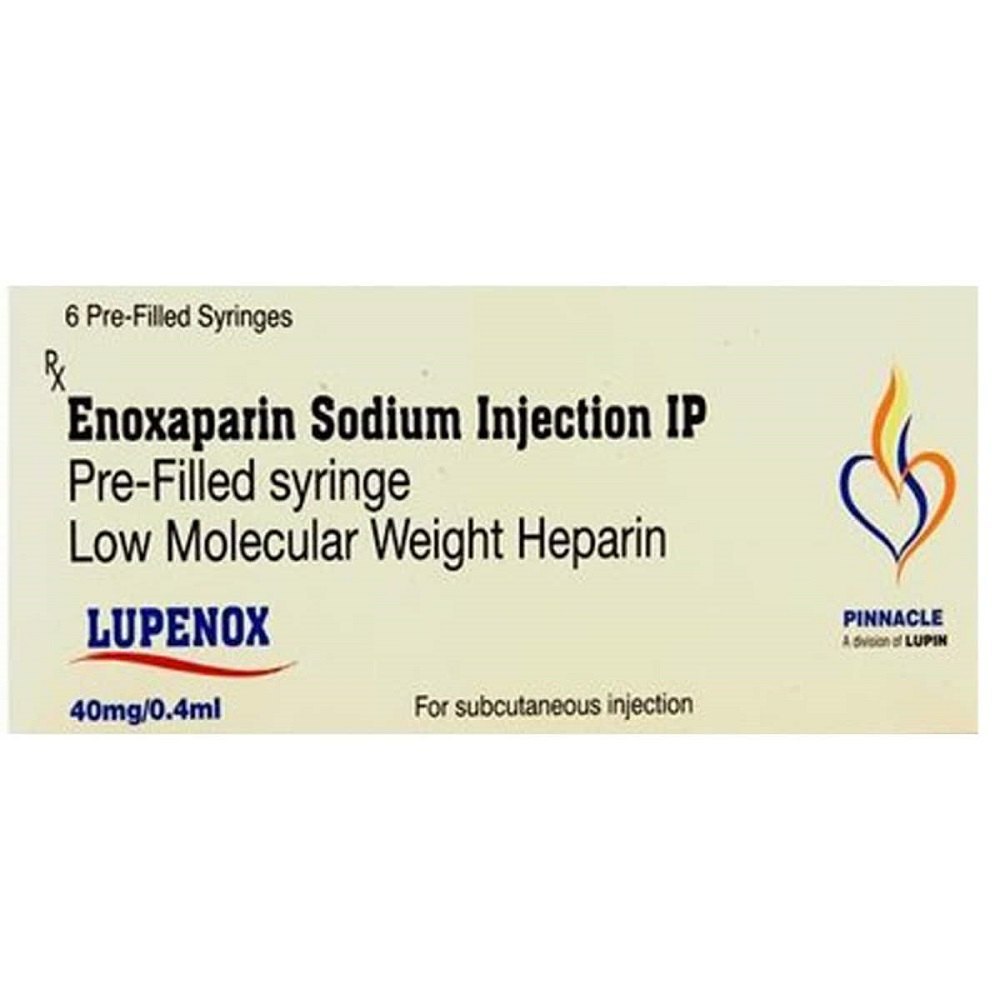 Lupenox Enoxaparin Injection 40mg - Shelf Life: 12 Months