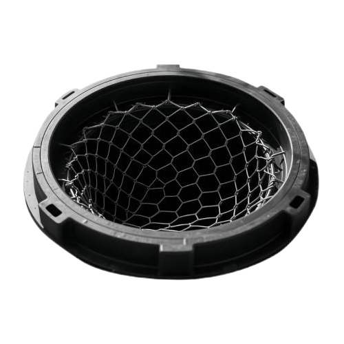 Round Anti-Falling Net Composite Manhole Covers - Application: Drainage