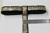 Black Sequence Lace