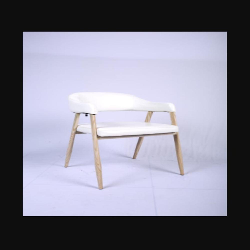 OM WOODS DMC 260 METAL CHAIR WITH WOODEN COATING SEAT CUSHION CHAIR 