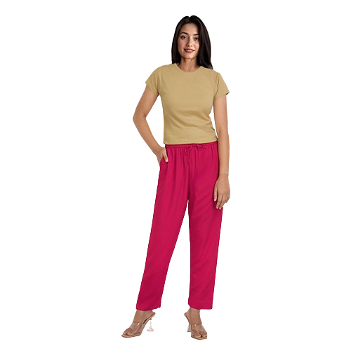 Ladies Viscose Pajama - Color: Red